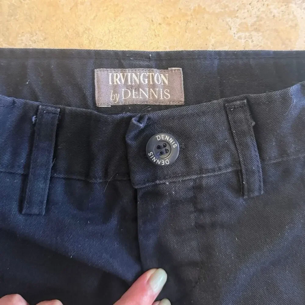 Set of 4 Uniform Shorts Navy Blue Boys Size 5